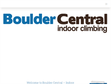 Tablet Screenshot of bouldercentral.co.uk